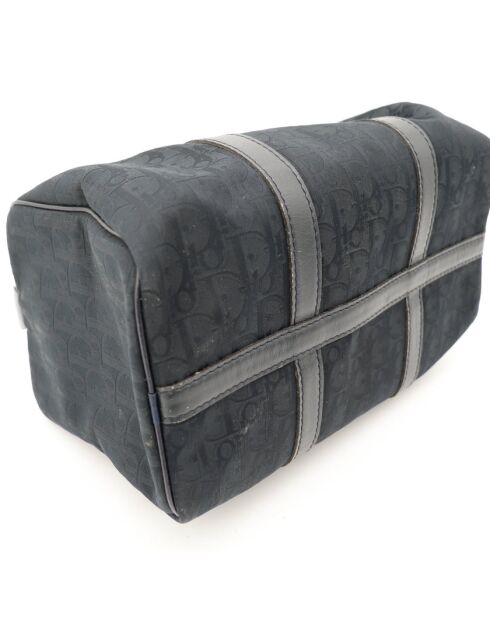 Sac en cuir Boston noir  - Très bon état - 30x14x19 cm