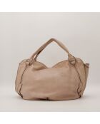 Bittersüße beige Ledertasche - Guter Zustand - 44x32x15 cm