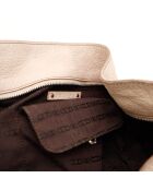 Bittersüße beige Ledertasche - Guter Zustand - 44x32x15 cm