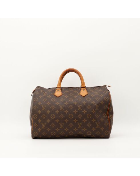 Speedy 35 dunkelbraune Ledertasche - Sehr guter Zustand - 35x18x23 cm
