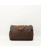 Speedy 35 dunkelbraune Ledertasche - Sehr guter Zustand - 35x18x23 cm