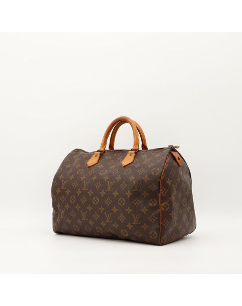Speedy 35 dunkelbraune Ledertasche - Sehr guter Zustand - 35x18x23 cm