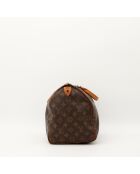 Speedy 35 dunkelbraune Ledertasche - Sehr guter Zustand - 35x18x23 cm