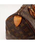Speedy 35 dunkelbraune Ledertasche - Sehr guter Zustand - 35x18x23 cm