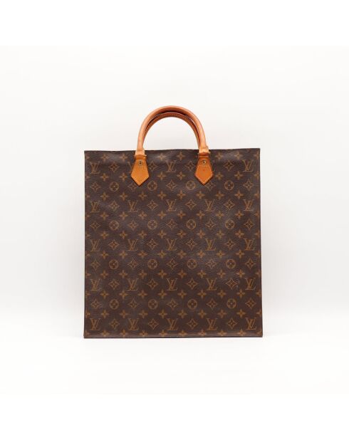 Sac Plat marron foncé - Excellent état - 36x38x8 cm