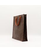 Sac Plat marron foncé - Excellent état - 36x38x8 cm