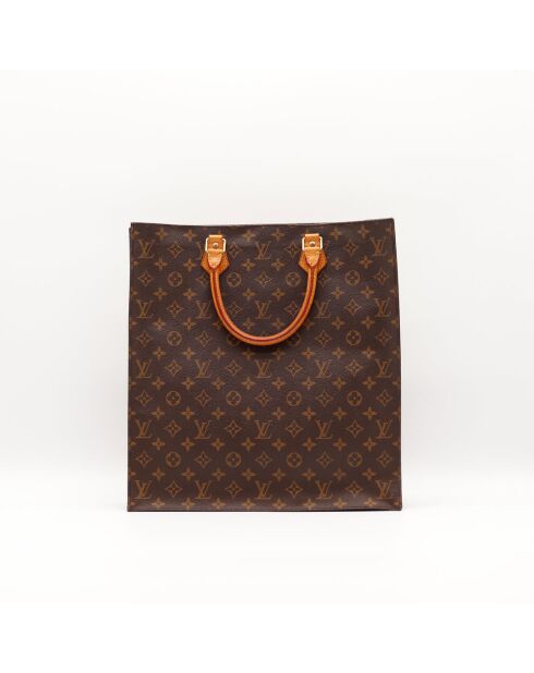 Sac Plat marron foncé - Excellent état - 36x38x8 cm