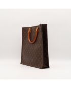 Sac Plat marron foncé - Excellent état - 36x38x8 cm