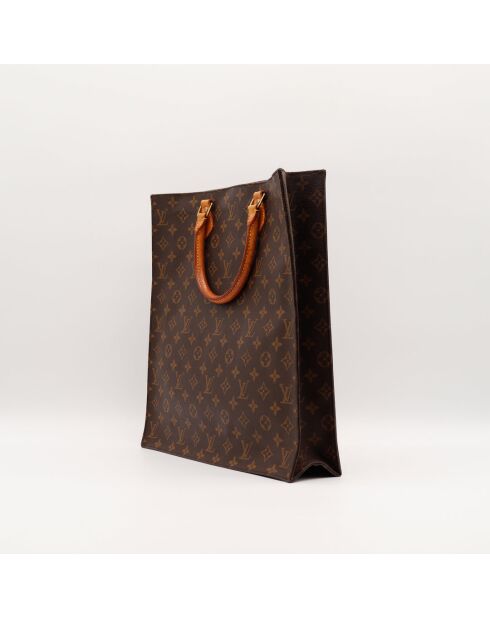 Sac Plat marron foncé - Excellent état - 36x38x8 cm