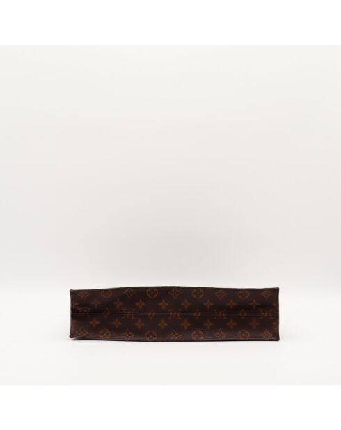 Sac Plat marron foncé - Excellent état - 36x38x8 cm