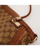 Bolso de piel Bella Bamboo Brown - Buen estado - 40x33x14 cm