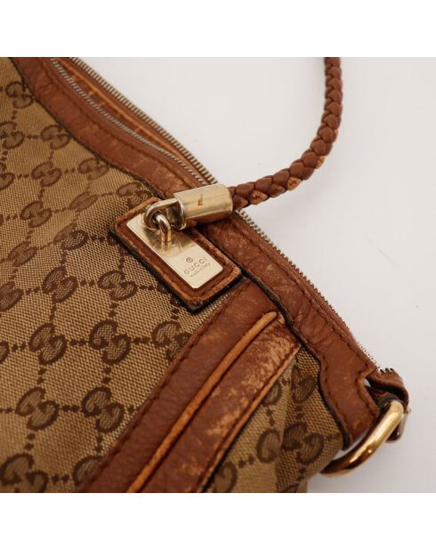 Bolso de piel Bella Bamboo Brown - Buen estado - 40x33x14 cm