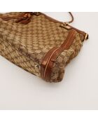 Bolso de piel Bella Bamboo Brown - Buen estado - 40x33x14 cm