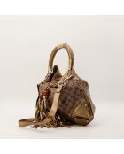 Bolso Indy hobo marrón/dorado - Buen estado - 38x32x2 cm