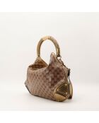 Bolso Indy hobo marrón/dorado - Buen estado - 38x32x2 cm