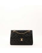 Bandolera de piel negra Diana Paris Edition - Muy buen estado - 25,4x15,2x7,6 cm
