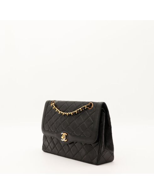 Bandolera de piel negra Diana Paris Edition - Muy buen estado - 25,4x15,2x7,6 cm