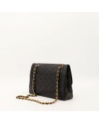 Bandolera de piel negra Diana Paris Edition - Muy buen estado - 25,4x15,2x7,6 cm