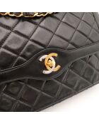 Bandolera de piel negra Diana Paris Edition - Muy buen estado - 25,4x15,2x7,6 cm
