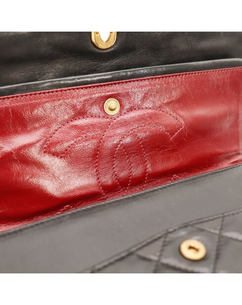 Bandolera de piel negra Diana Paris Edition - Muy buen estado - 25,4x15,2x7,6 cm