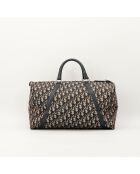 Bolso de piel Boston beige/marrón - Buen estado - 41x23x18 cm
