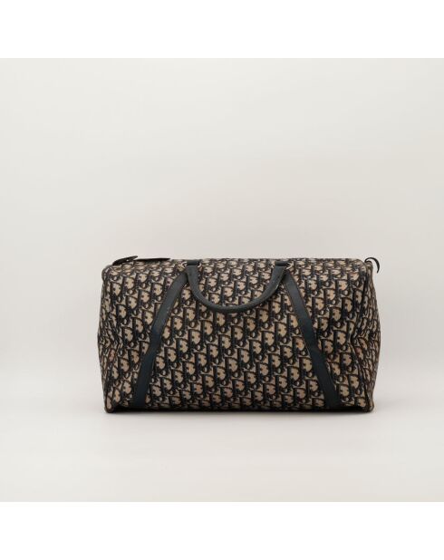 Bolso de piel Boston beige/marrón - Buen estado - 41x23x18 cm