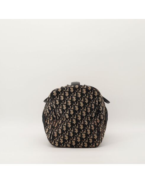 Bolso de piel Boston beige/marrón - Buen estado - 41x23x18 cm