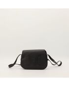 Triomphe zwarte leren tas - Goede conditie - 17x14x4 cm