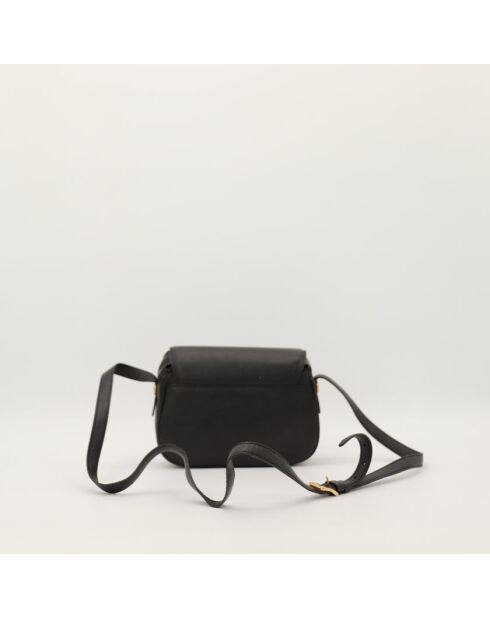 Schwarze Ledertasche Triomphe - Guter Zustand - 17x14x4 cm