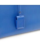 Blaue Ledertasche - Sehr guter Zustand - 40x30x21 cm