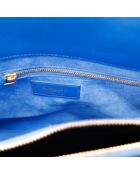 Blaue Ledertasche - Sehr guter Zustand - 40x30x21 cm