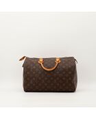 Speedy 35 dunkelbraune Ledertasche - Guter Zustand - 35x18x23 cm