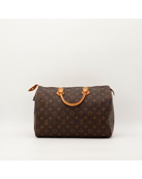 Speedy 35 dunkelbraune Ledertasche - Guter Zustand - 35x18x23 cm