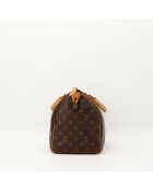 Speedy 35 dunkelbraune Ledertasche - Guter Zustand - 35x18x23 cm