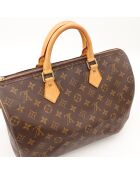Speedy 35 dunkelbraune Ledertasche - Guter Zustand - 35x18x23 cm