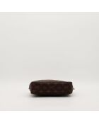 Dunkelbrauner Toilettenbeutel - Sehr guter Zustand - 28x18x8 cm