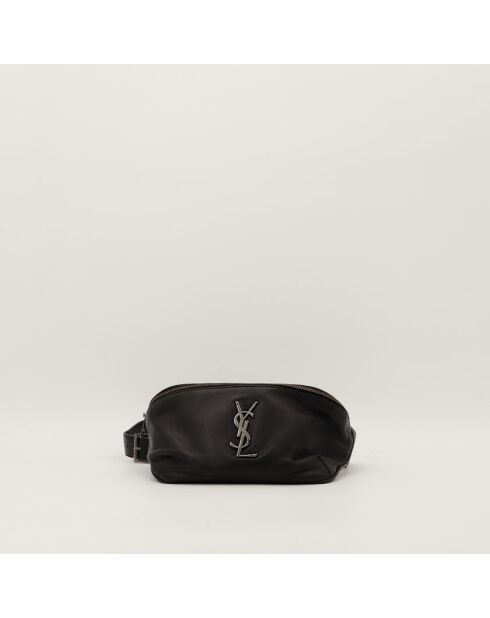 Cassandre Gürteltasche aus schwarzem Leder - Sehr guter Zustand - 13x25x8 cm