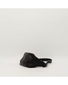 Cassandre Gürteltasche aus schwarzem Leder - Sehr guter Zustand - 13x25x8 cm