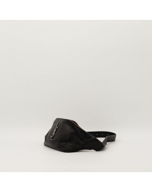 Cassandre Gürteltasche aus schwarzem Leder - Sehr guter Zustand - 13x25x8 cm