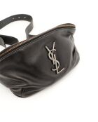 Cassandre Gürteltasche aus schwarzem Leder - Sehr guter Zustand - 13x25x8 cm