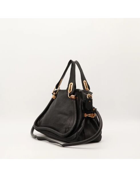 Sac en cuir Paraty noir - Très bon état - 36x25x13 cm