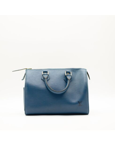 Speedy 25 blaue Ledertasche - Sehr guter Zustand - 25x19x15 cm