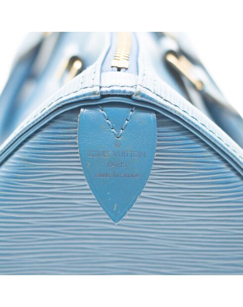 Speedy 25 blaue Ledertasche - Sehr guter Zustand - 25x19x15 cm