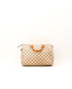 Speedy 30 Damier beige Ledertasche - Guter Zustand - 30x21x17 cm