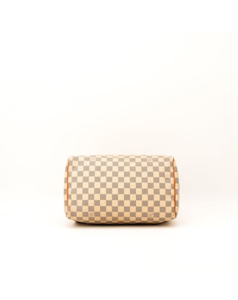 Speedy 30 Damier beige Ledertasche - Guter Zustand - 30x21x17 cm
