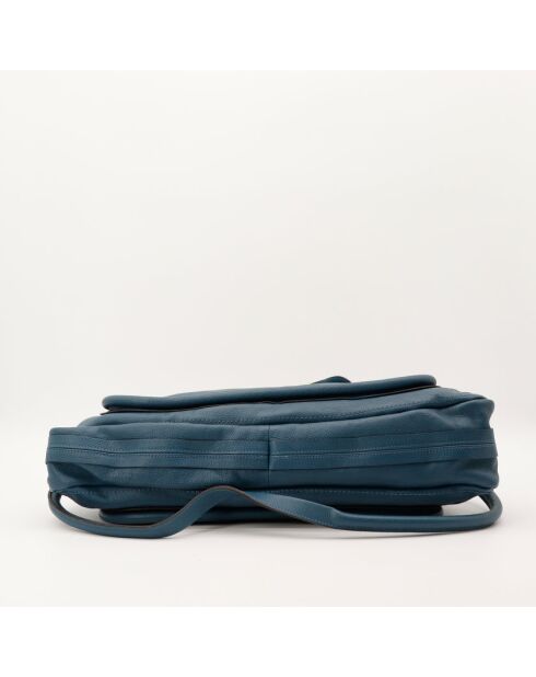 Paraty blaue Ledertasche - Sehr guter Zustand - 38x27x17 cm