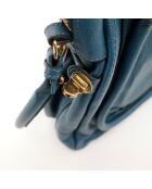 Paraty blaue Ledertasche - Sehr guter Zustand - 38x27x17 cm