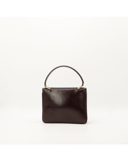 Borsa Triomphe in pelle marrone - Ottime condizioni - 24x18 cm