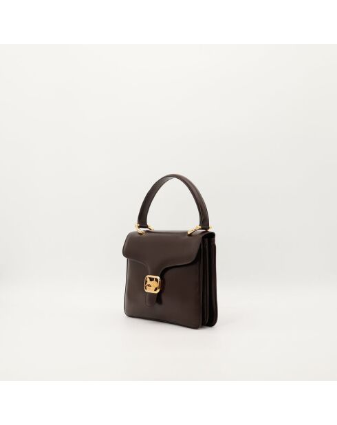 Borsa Triomphe in pelle marrone - Ottime condizioni - 24x18 cm