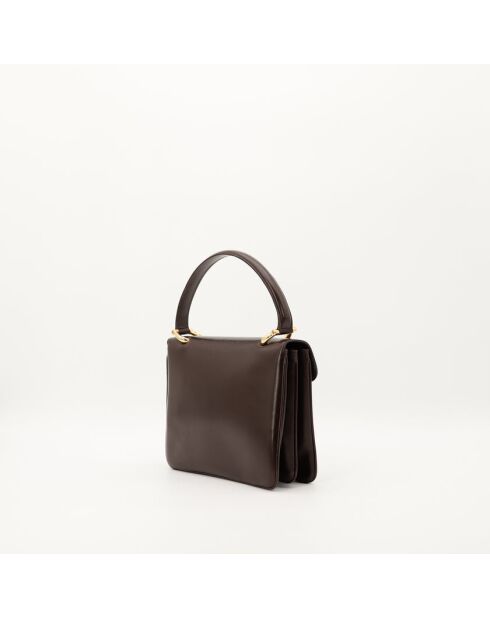Borsa Triomphe in pelle marrone - Ottime condizioni - 24x18 cm